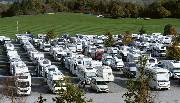 Mindestens zwei Jahre wird es dauern, bis wieder beim Messegelände im Wohnmobil übernachtet werden kann.