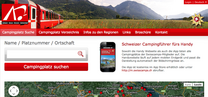 Website von Swisscamps