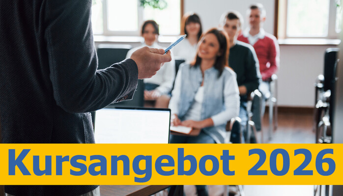Das Kursprogramm für den Brancheneinführungskurs 2026.