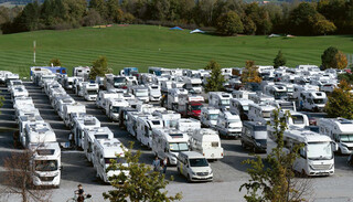 Stellplätze am Suisse Caravan Salon
